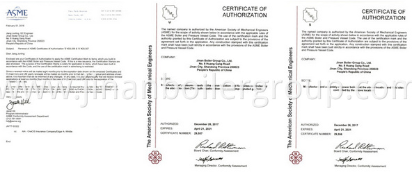 Company Certificates